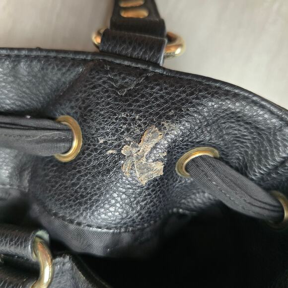 VTG Juicy Couture Black Nylon Malibu Daydreamer Bag – Y2K Tote Purse - Picture 13 of 13